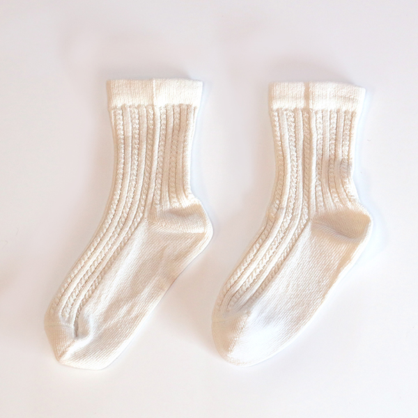 ケーブルソックス（レディース）